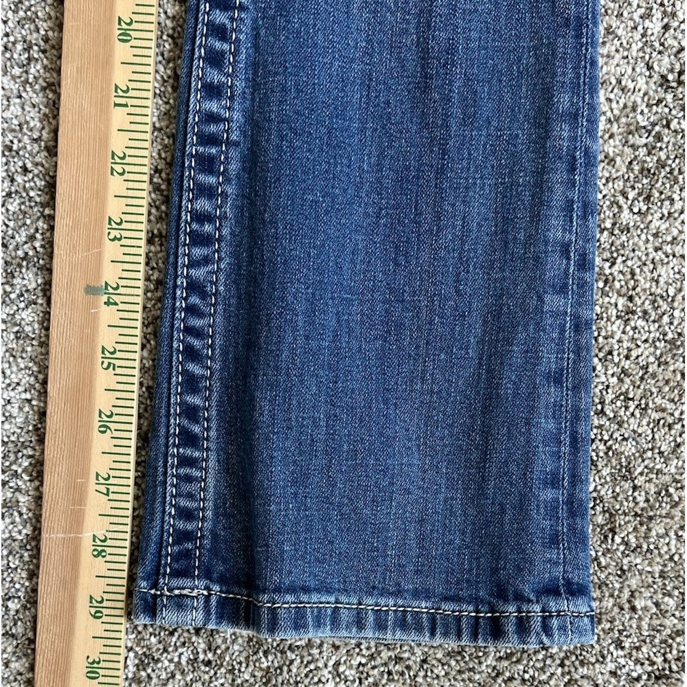 Miss Me Blue Boot Cut Jeans with Silver Accents - Picture 12 of 16
